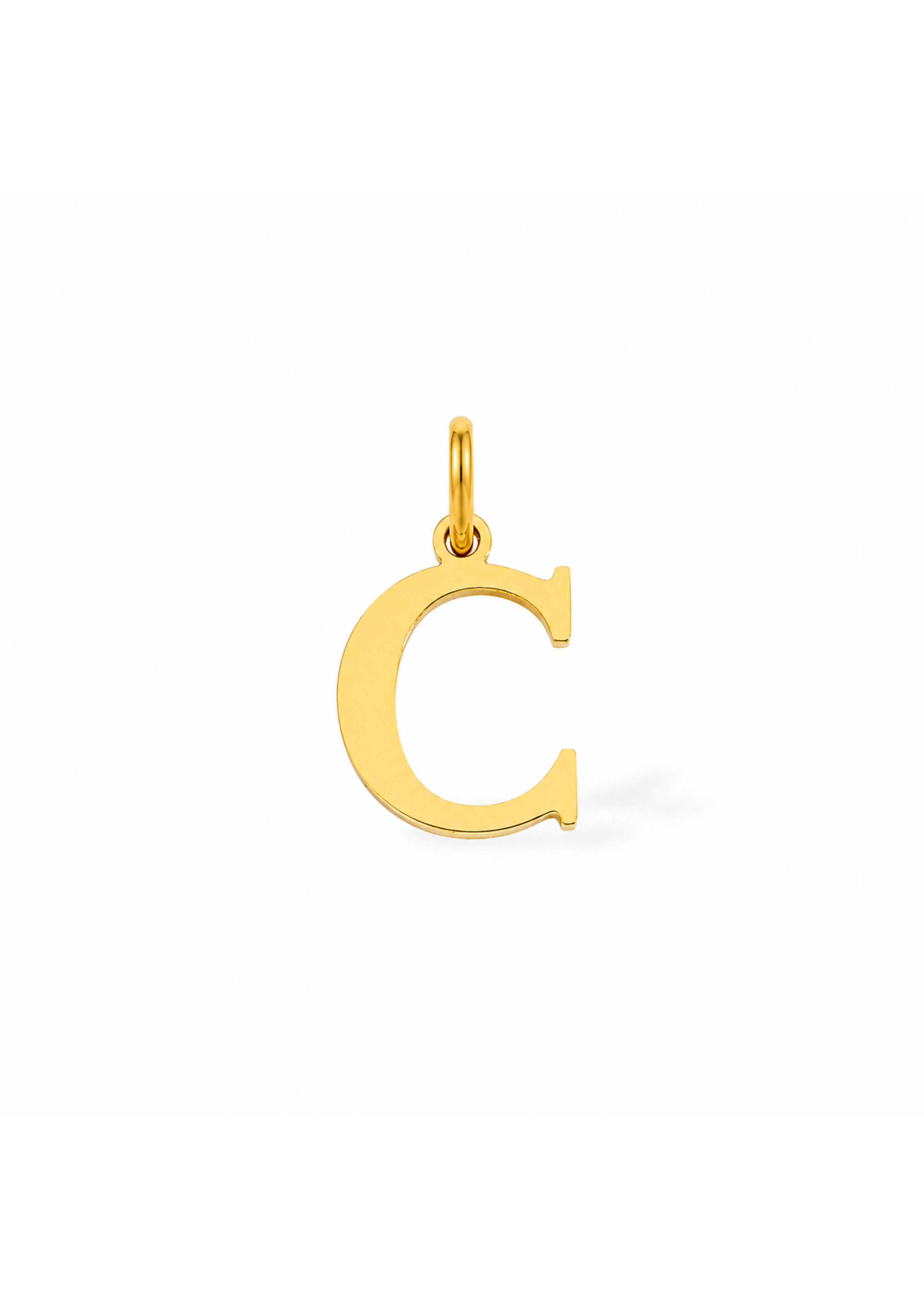 Essential Letter Charm I Gold