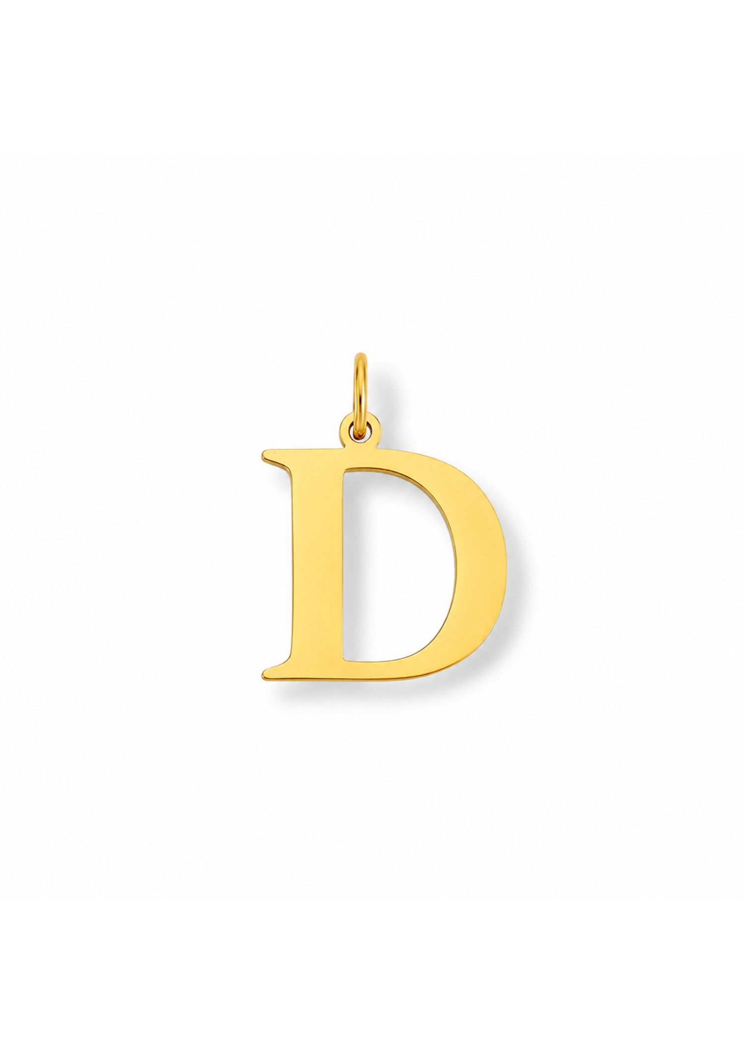 Essential Letter Charm I Gold