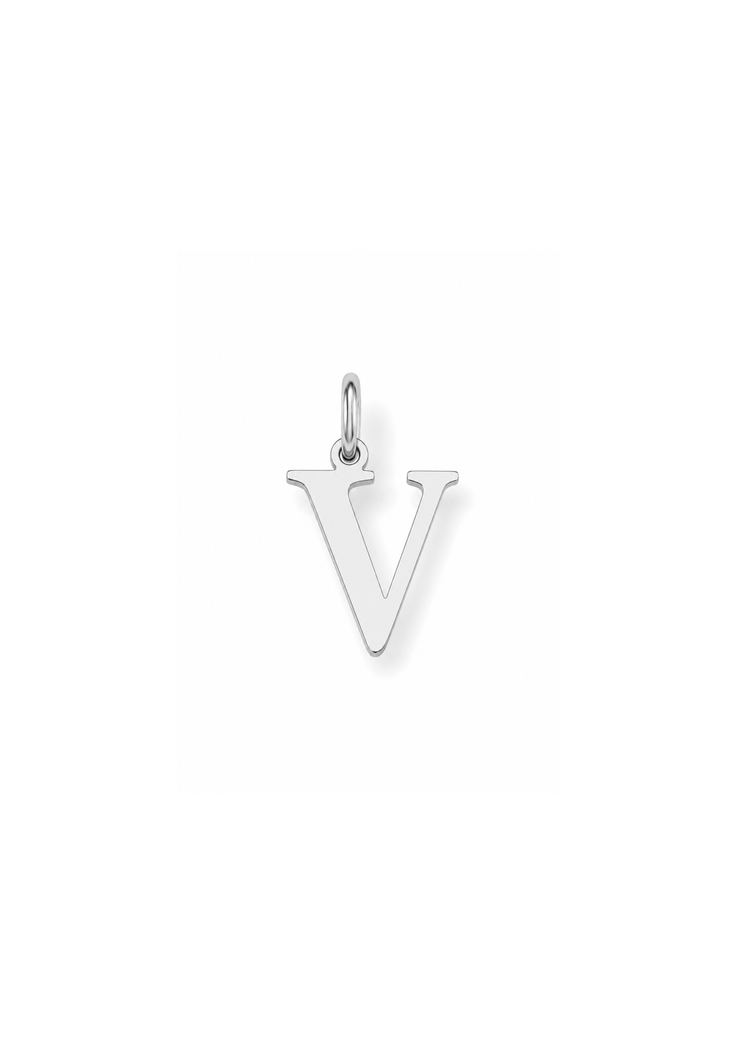 Essential Letter Charm I Silber