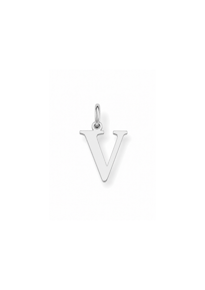 Essential Letter Charm I Silber