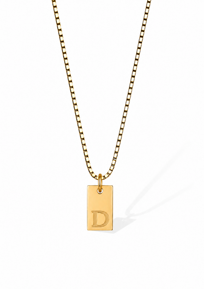 Alpha Halskette I Gold