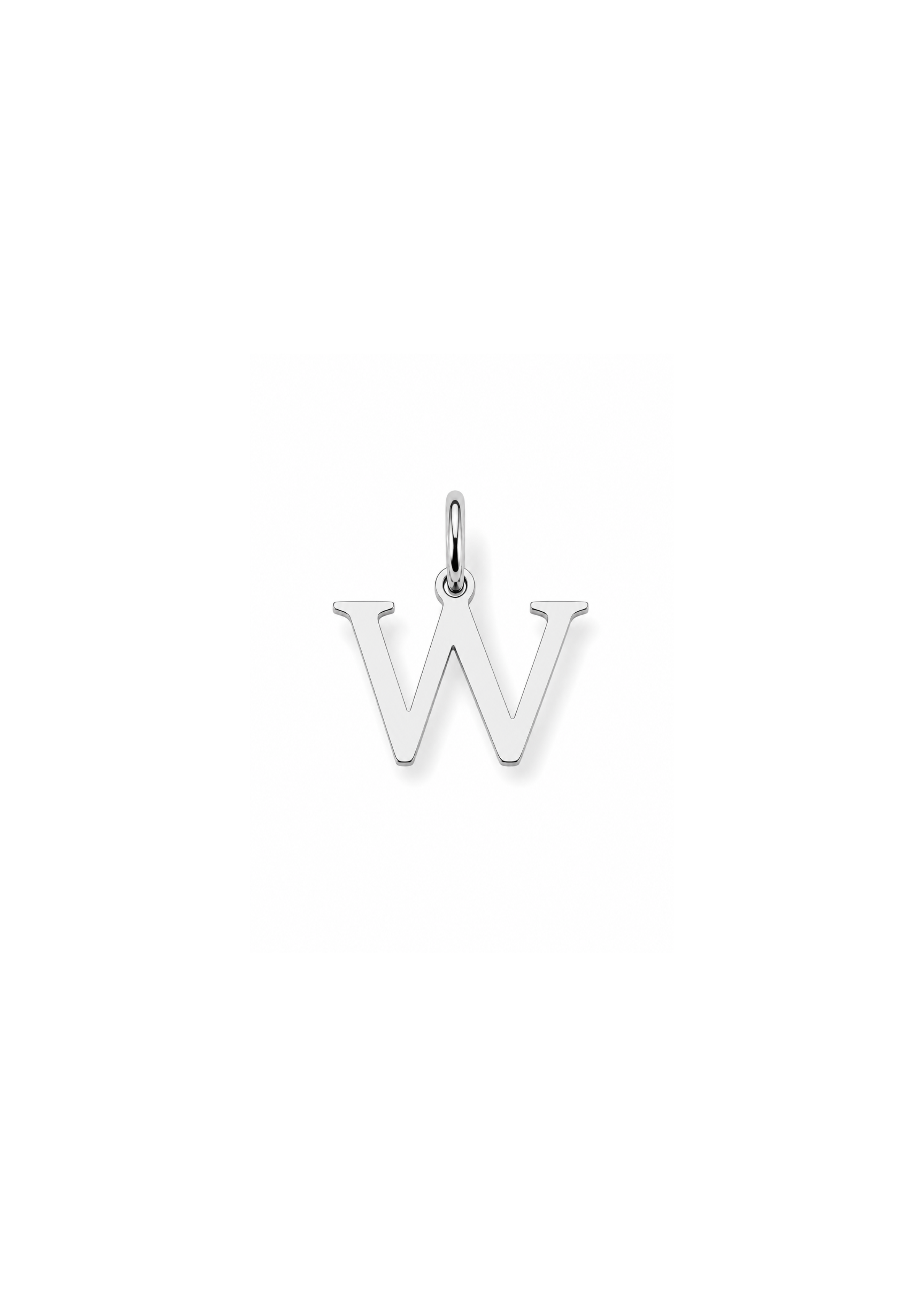 Essential Letter Charm I Silber