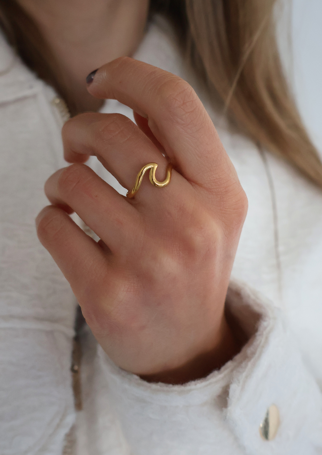Wave Ring I Gold