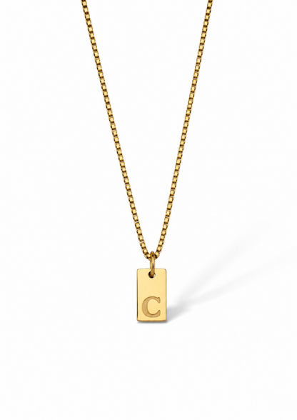 Alpha Halskette I Gold