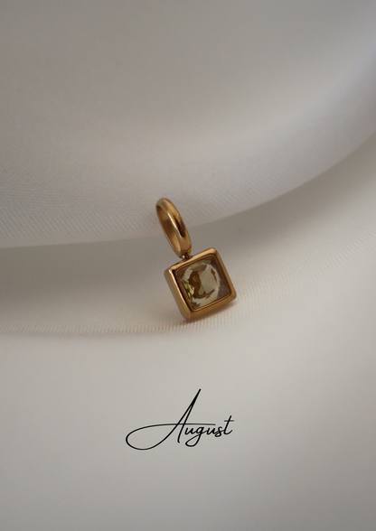 Birthstone Charm I GOLD