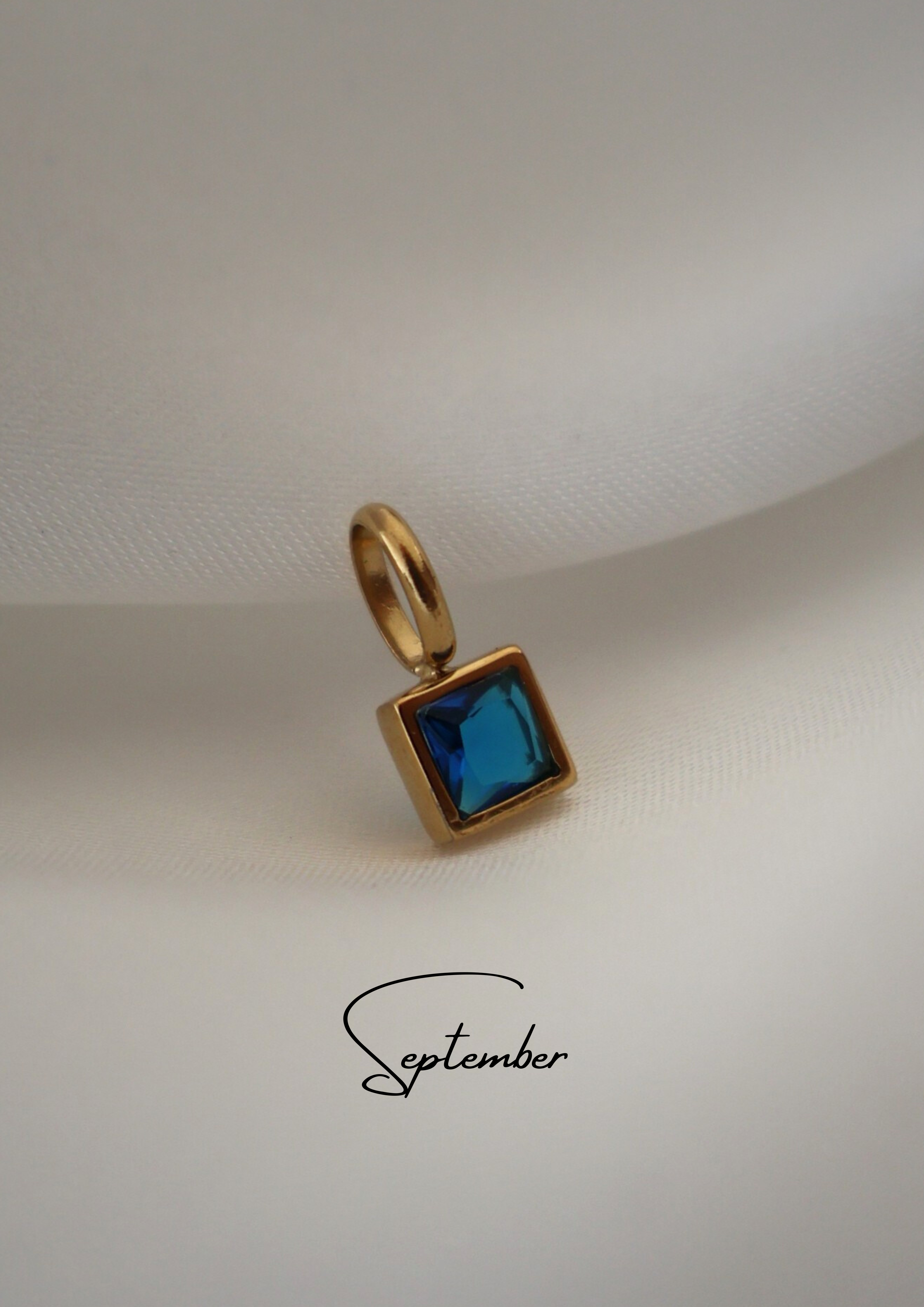 Birthstone Charm I GOLD