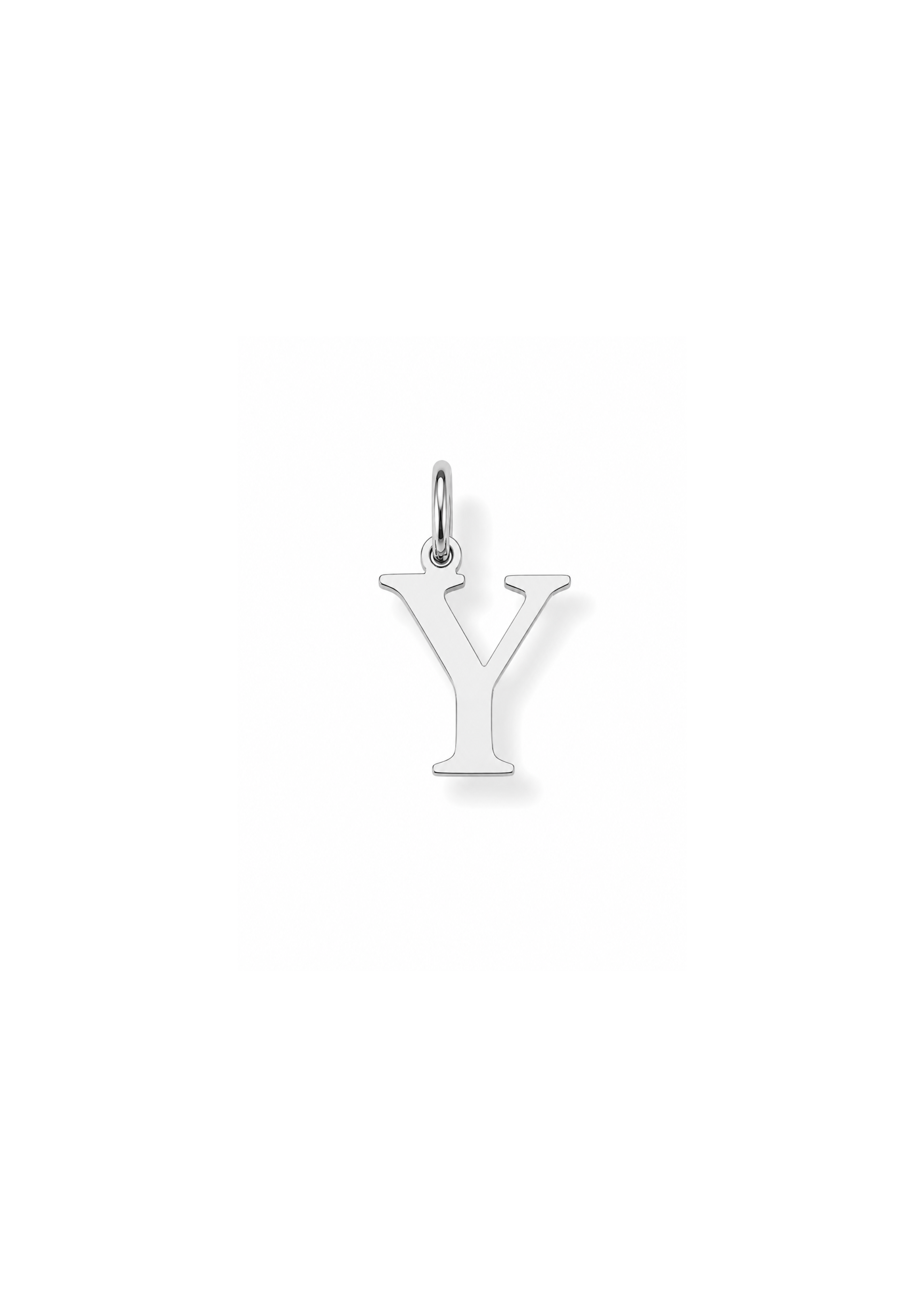 Essential Letter Charm I Silber