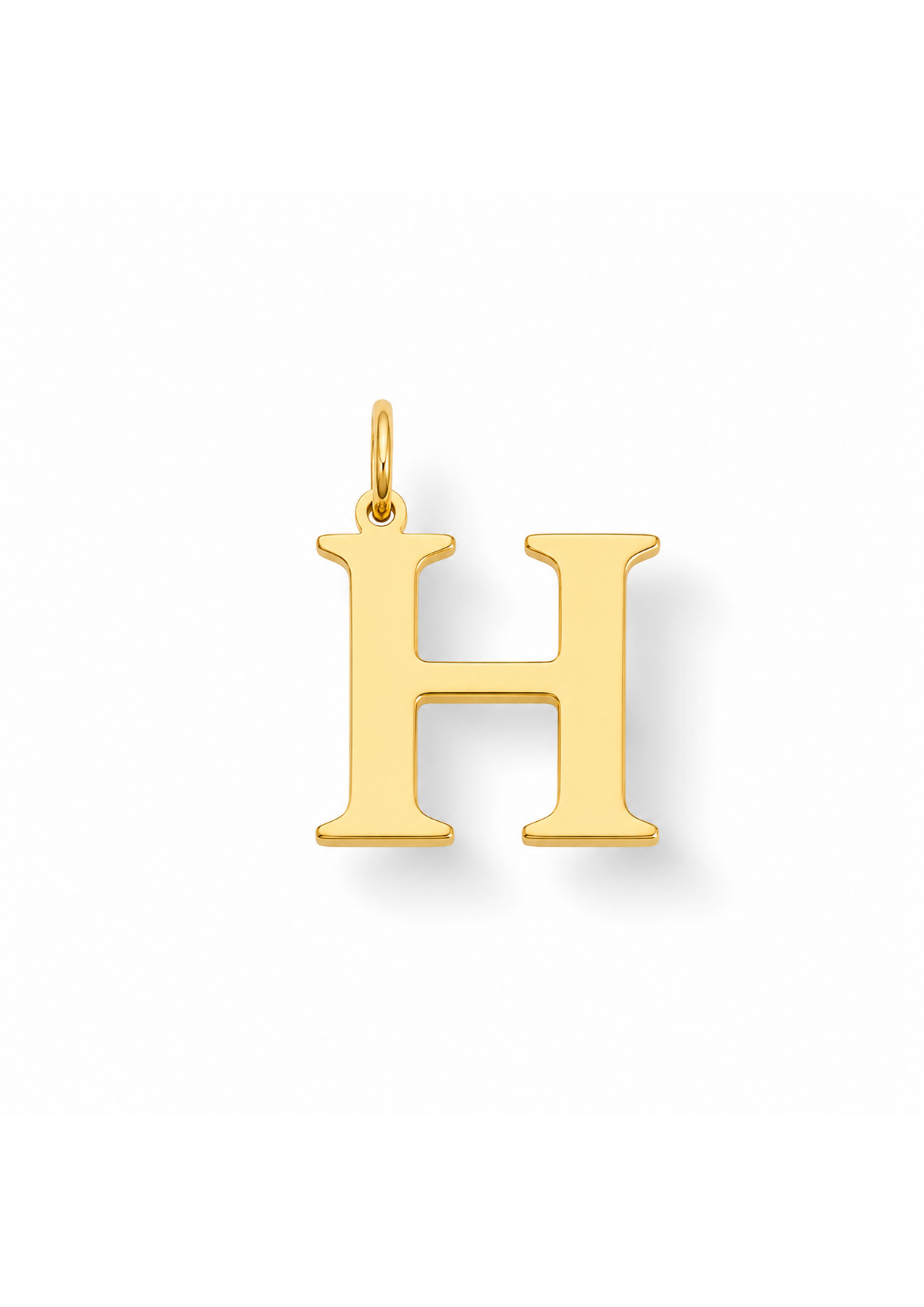 Essential Letter Charm I Gold