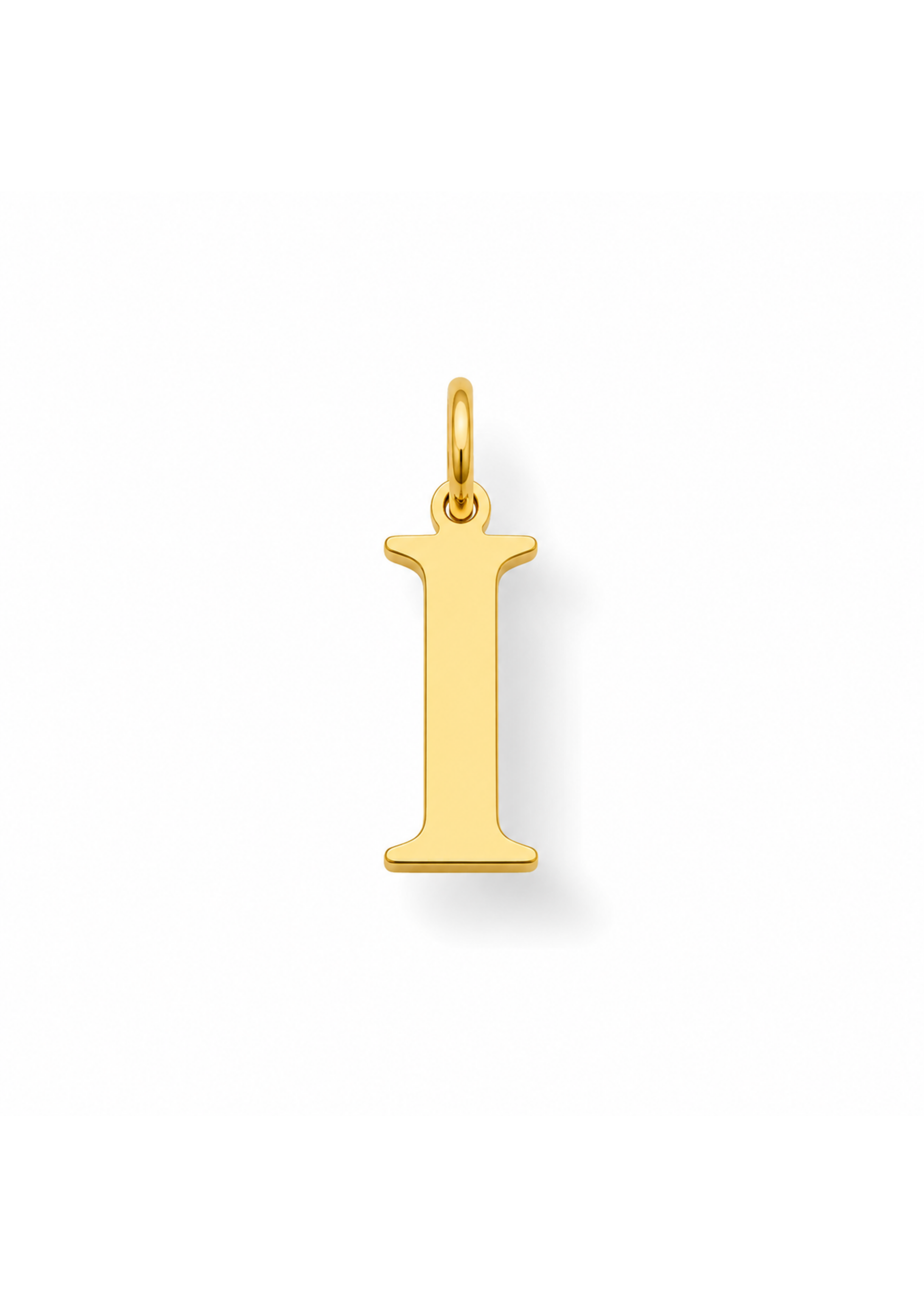 Essential Letter Charm I Gold