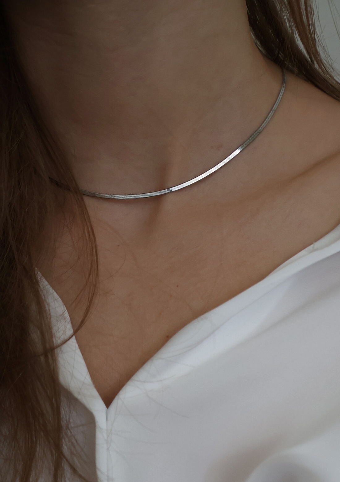 Luna Halskette 2mm I Silber