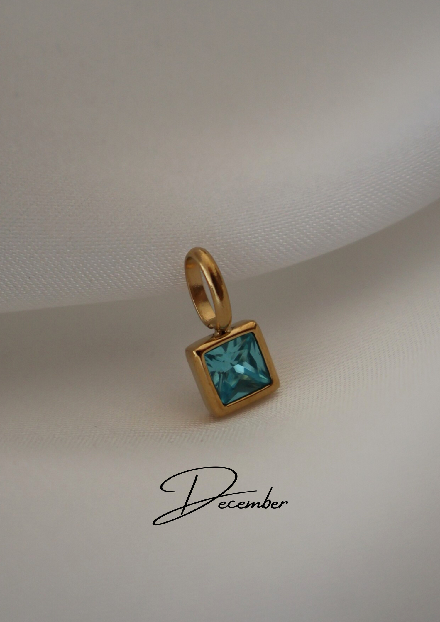 Birthstone Charm I GOLD