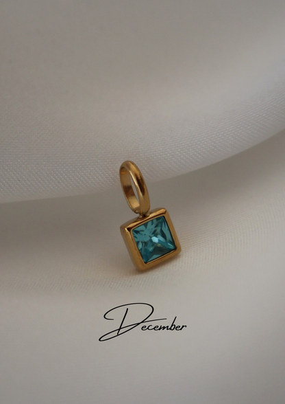 Birthstone Charm I GOLD