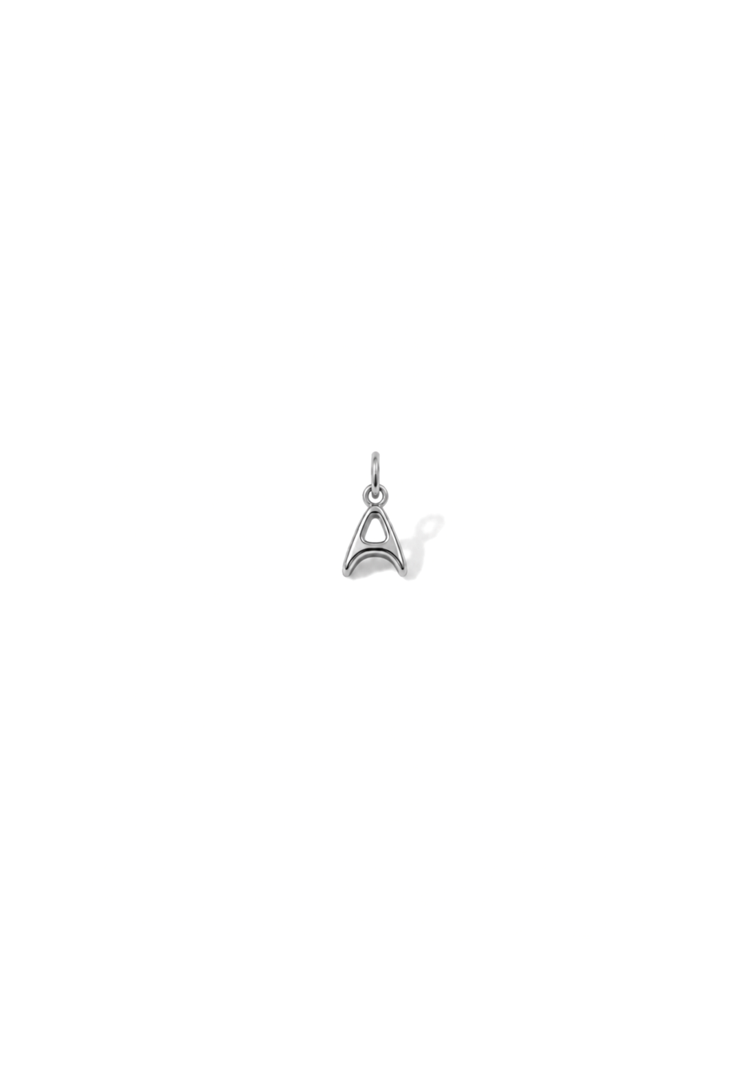 Micro Letter Charm I Silber