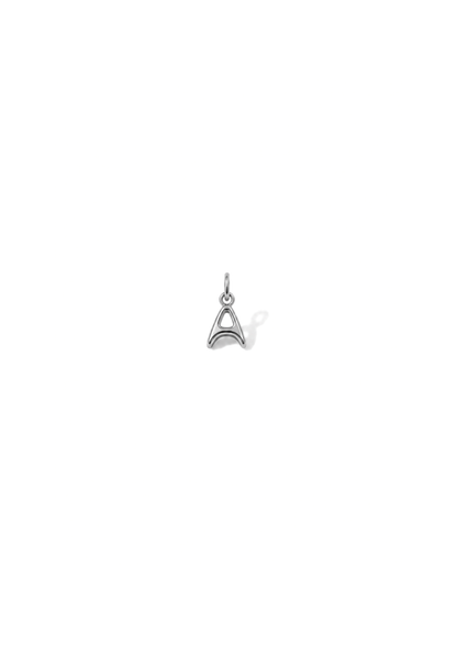 Micro Letter Charm I Silber