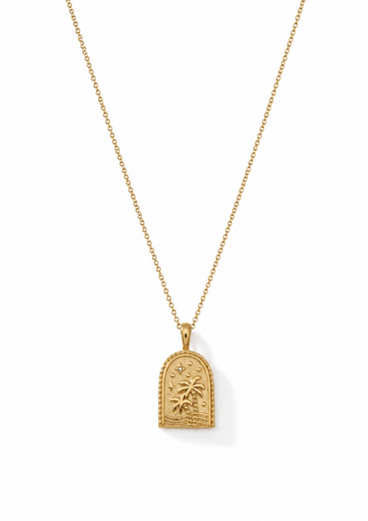 Island Halskette I Gold