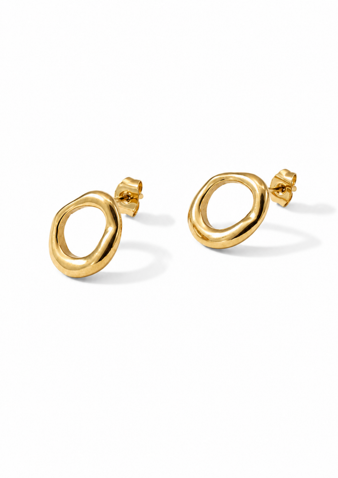 Ovalea Ohrstecker I Gold