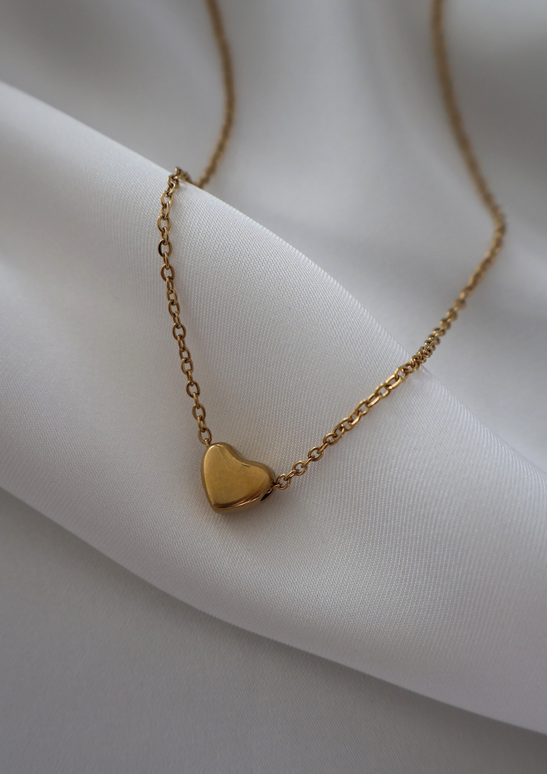 Heart Halskette I Gold