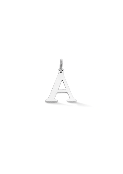 Essential Letter Charm I Silber