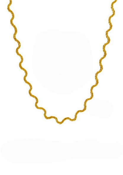 Wave Halskette I GOLD