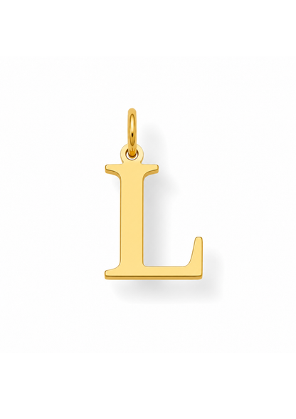Essential Letter Charm I Gold
