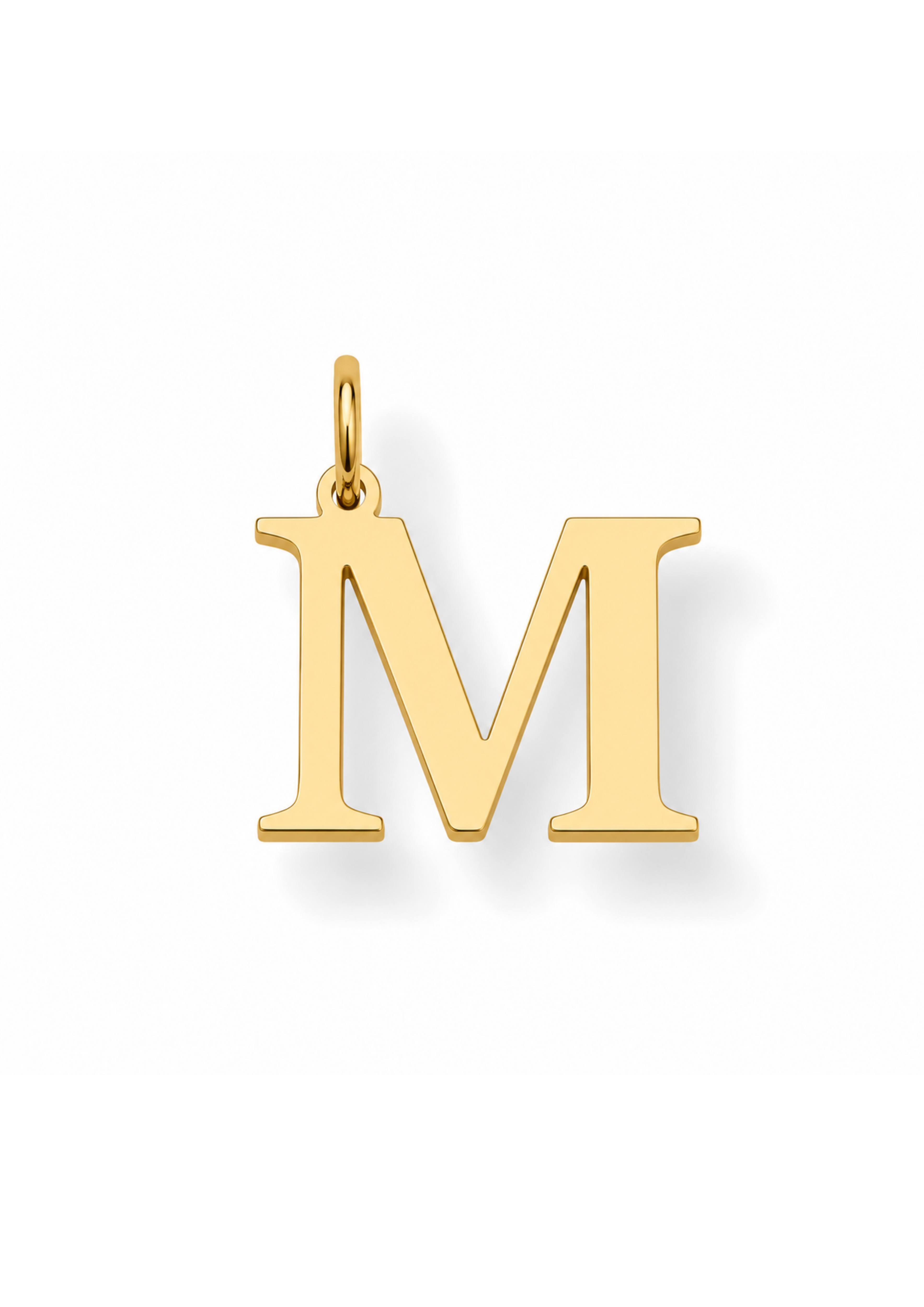 Essential Letter Charm I Gold