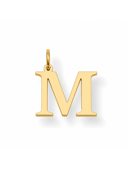 Essential Letter Charm I Gold
