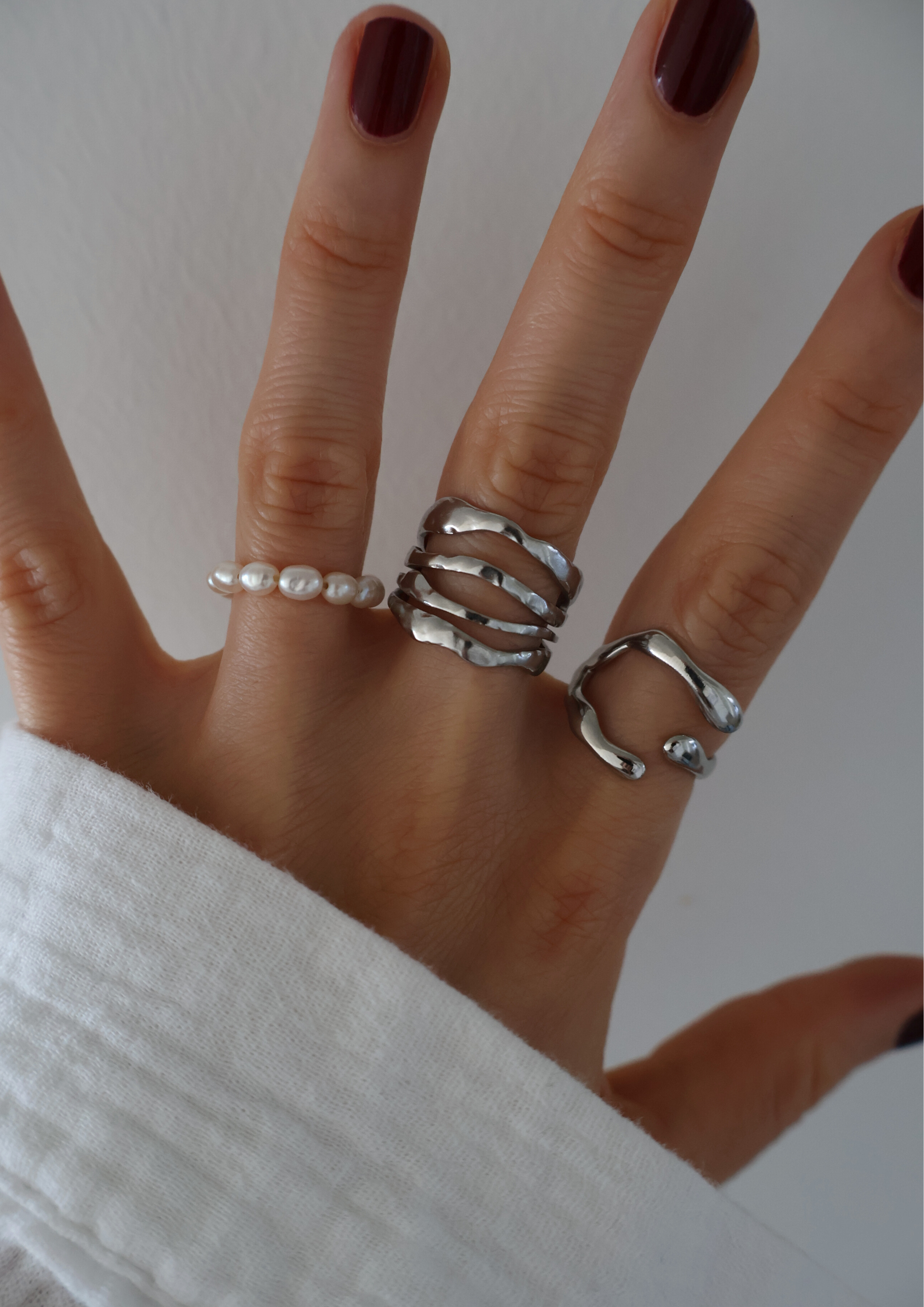 Lava Ring I Silber