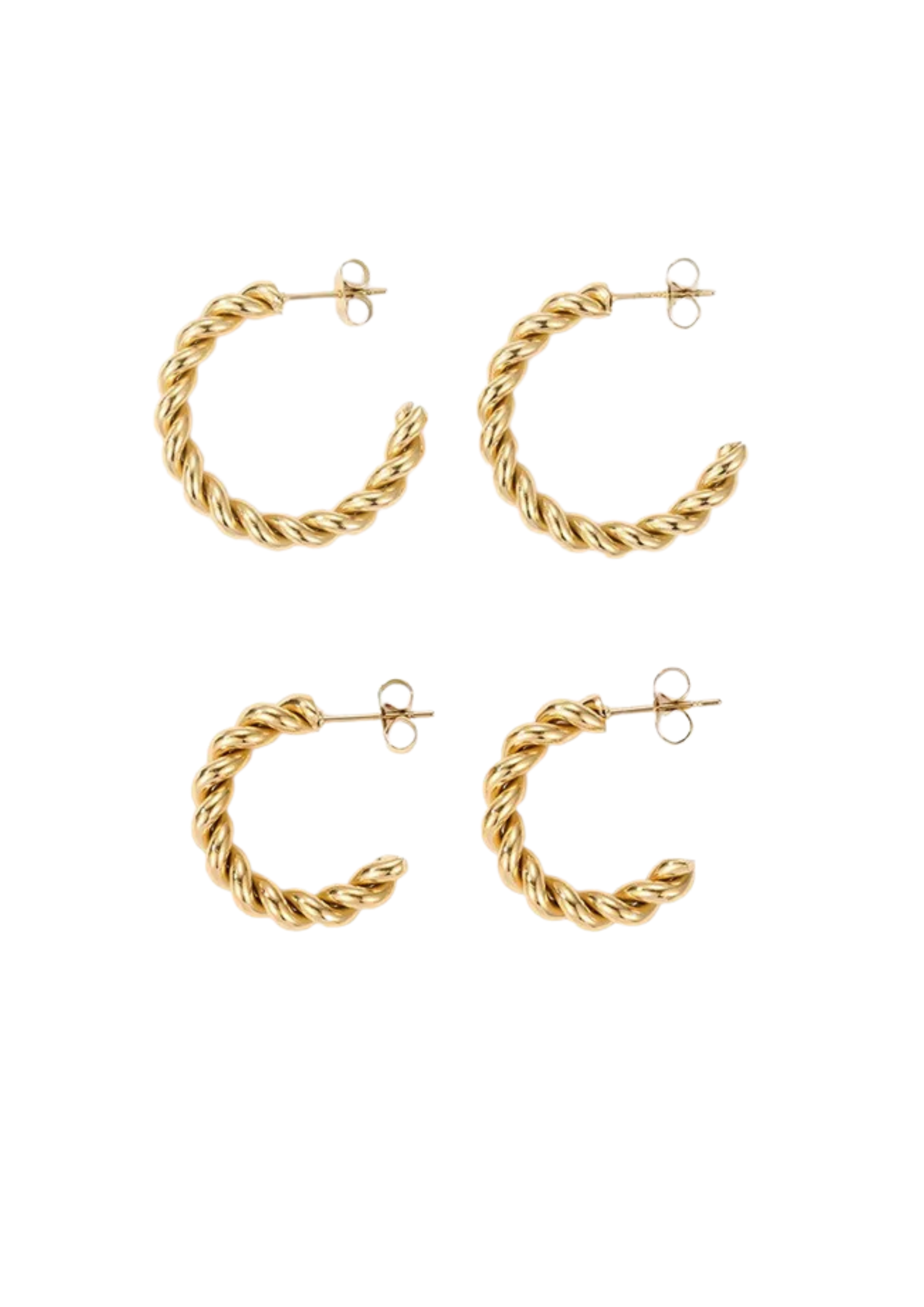 Curlina Ohrstecker I Gold