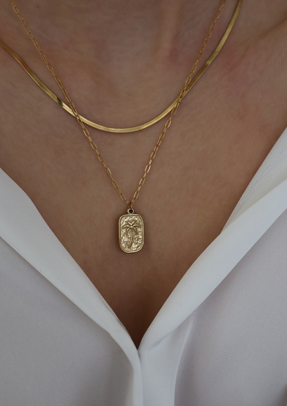 Palmea Halskette I Gold