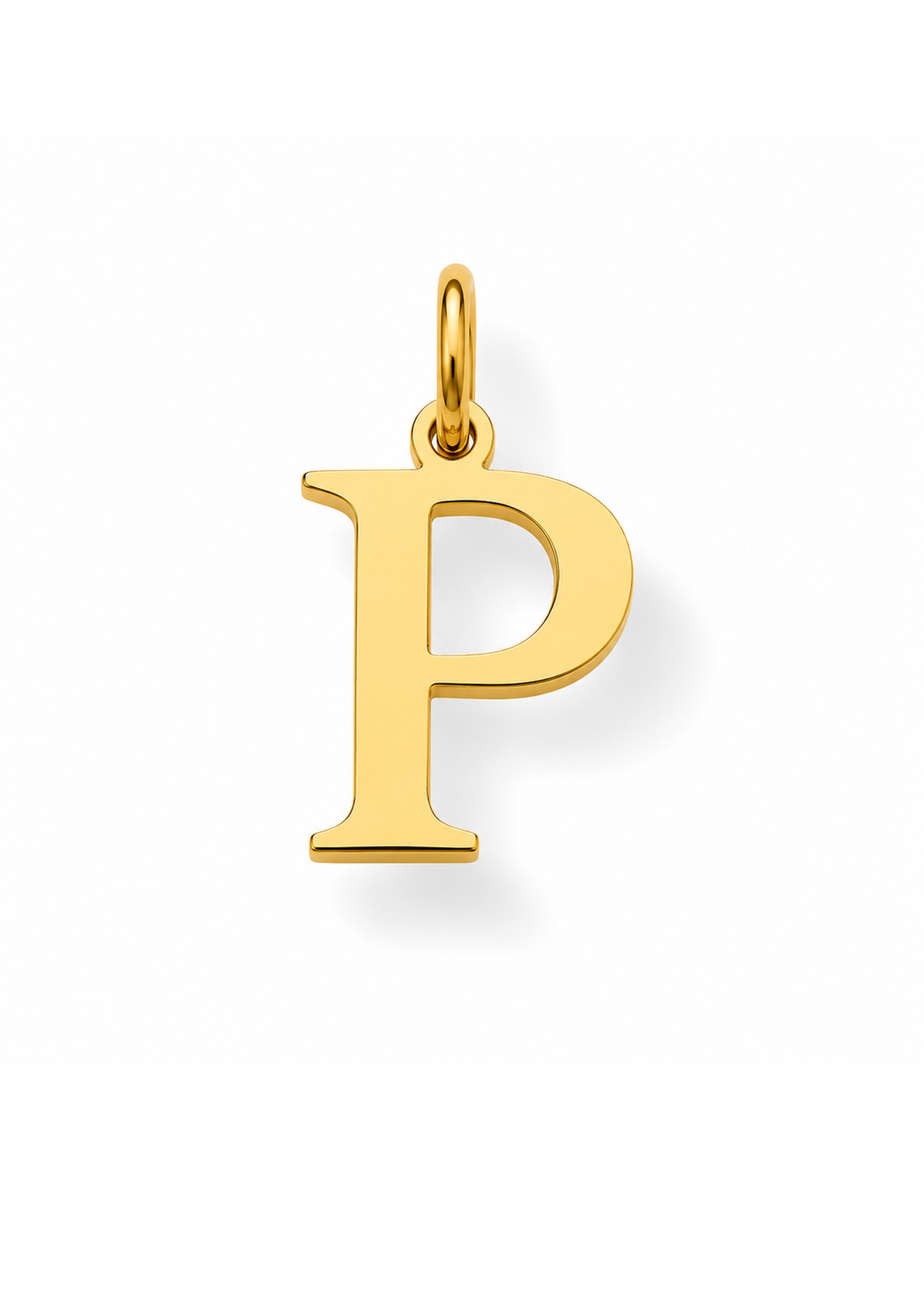 Essential Letter Charm I Gold