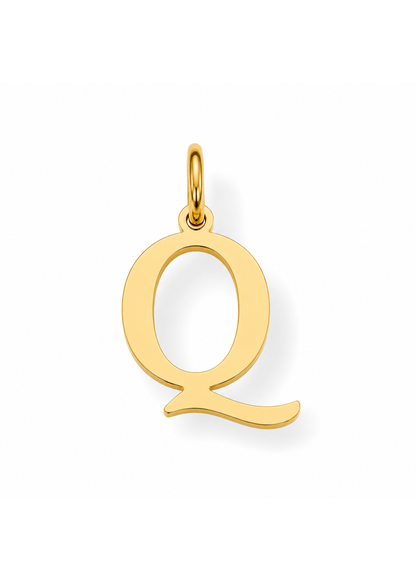 Essential Letter Charm I Gold