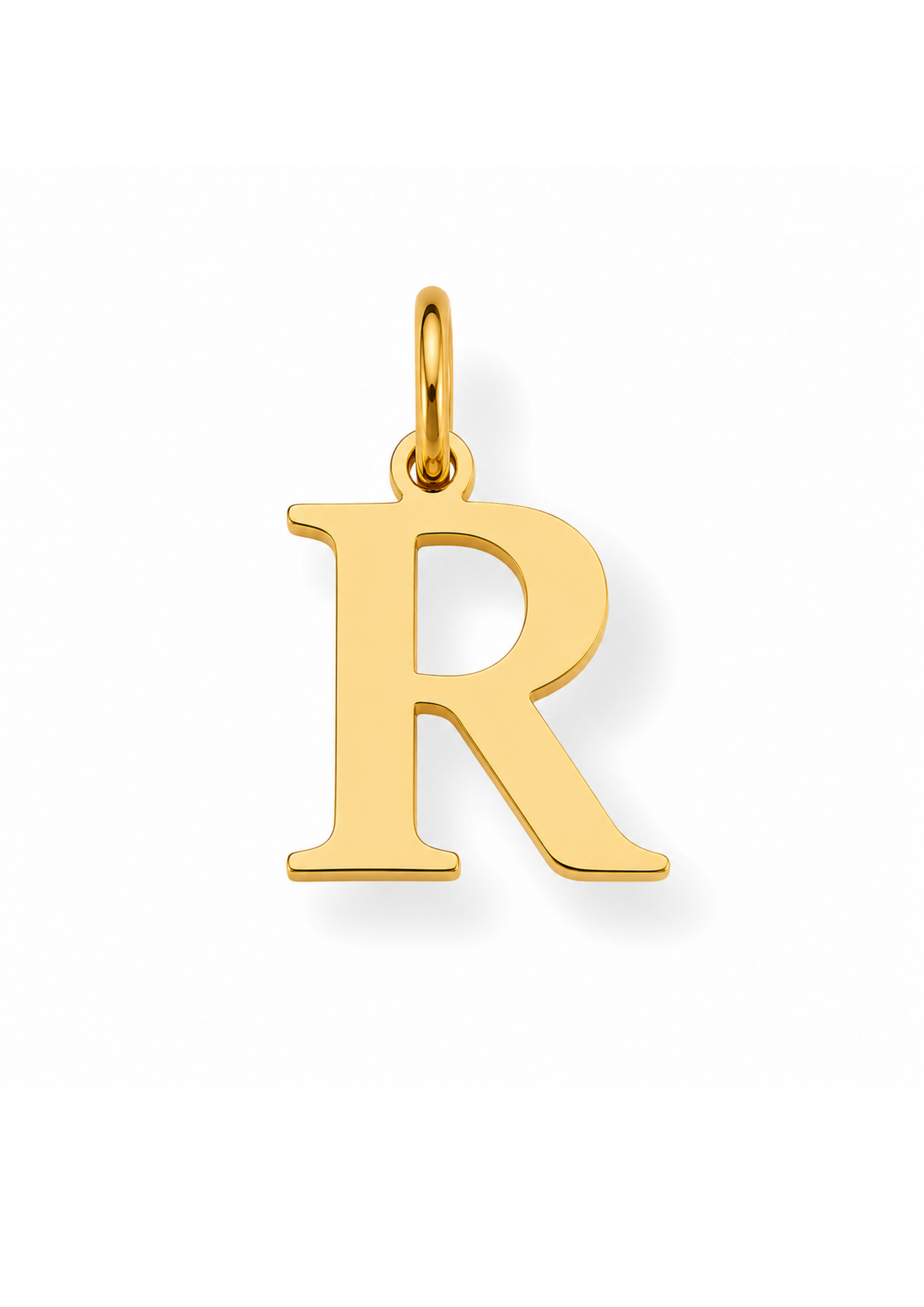 Essential Letter Charm I Gold