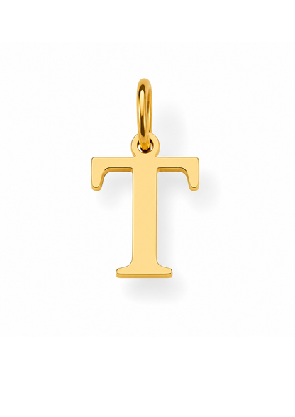 Essential Letter Charm I Gold