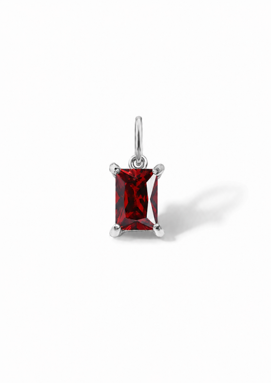 Birthstone Charm I Silber