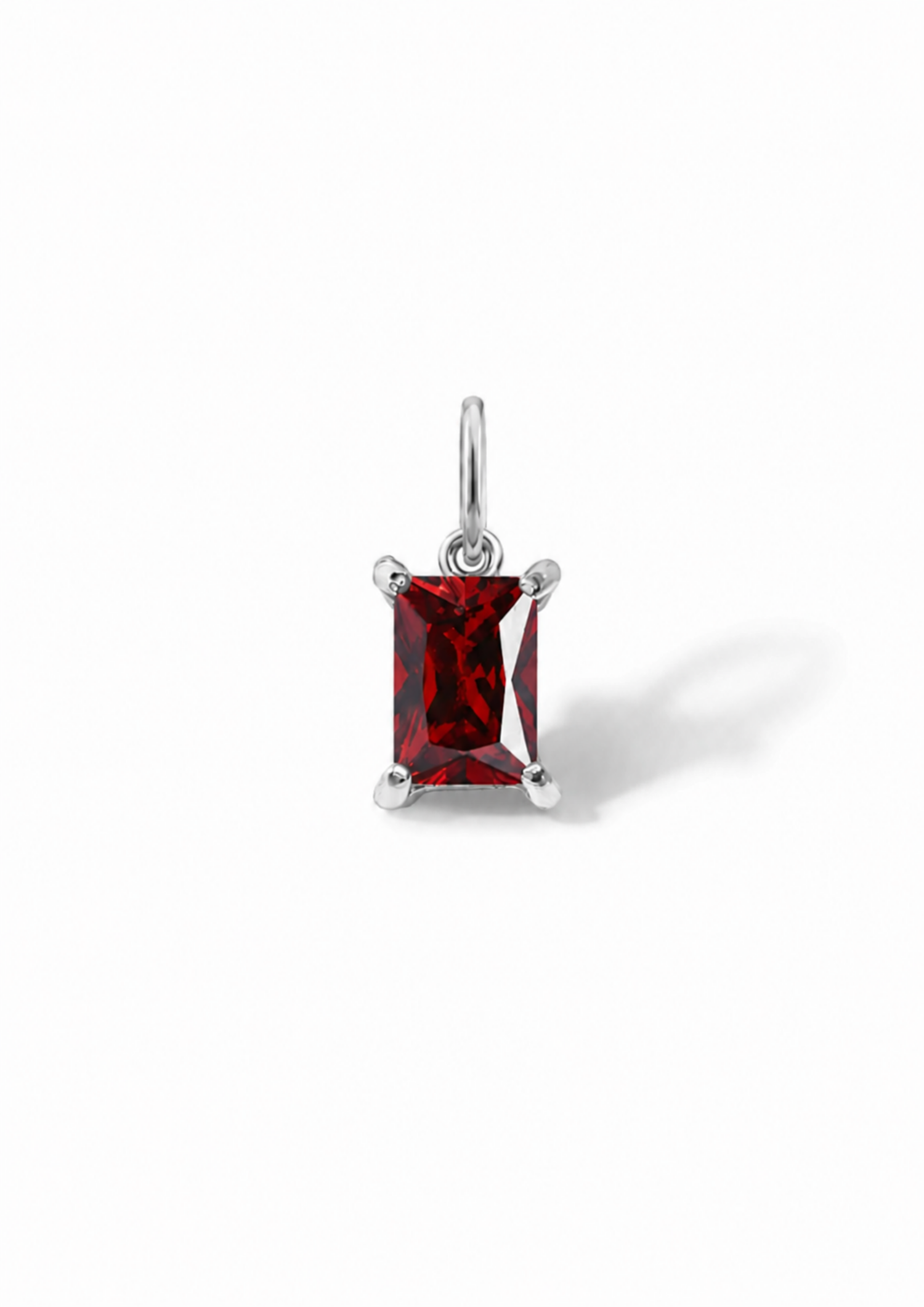 Birthstone Charm I Silber
