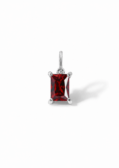 Birthstone Charm I Silber