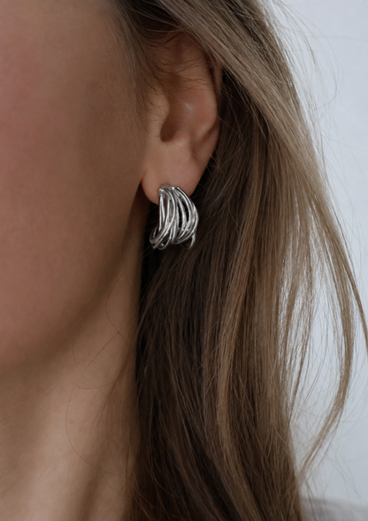 Breeze Ohrstecker I Silber