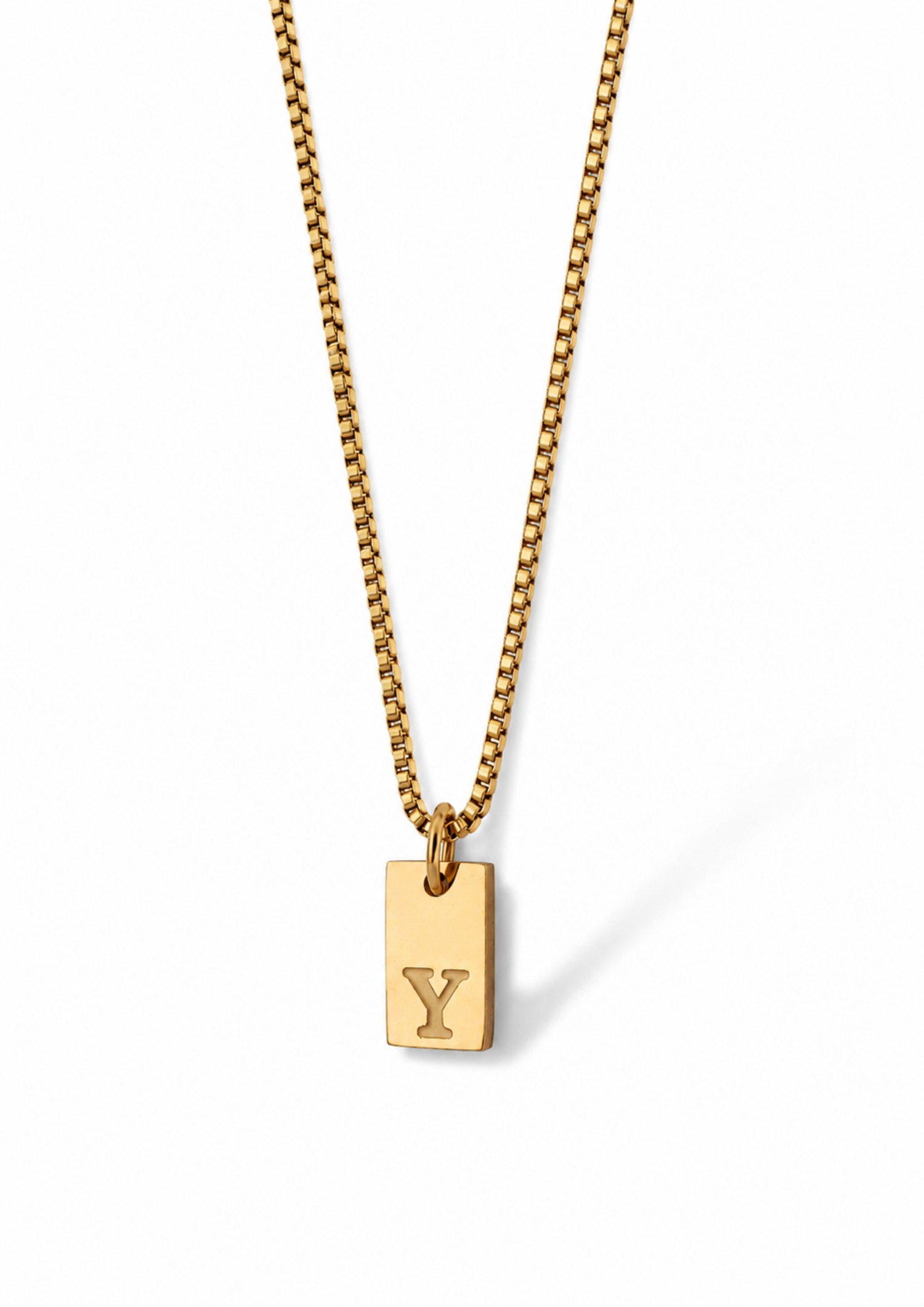 Alpha Halskette I Gold