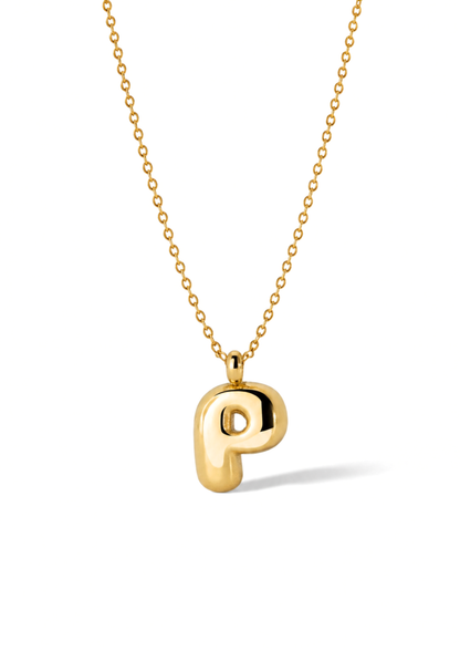 Letter Necklace | Gold