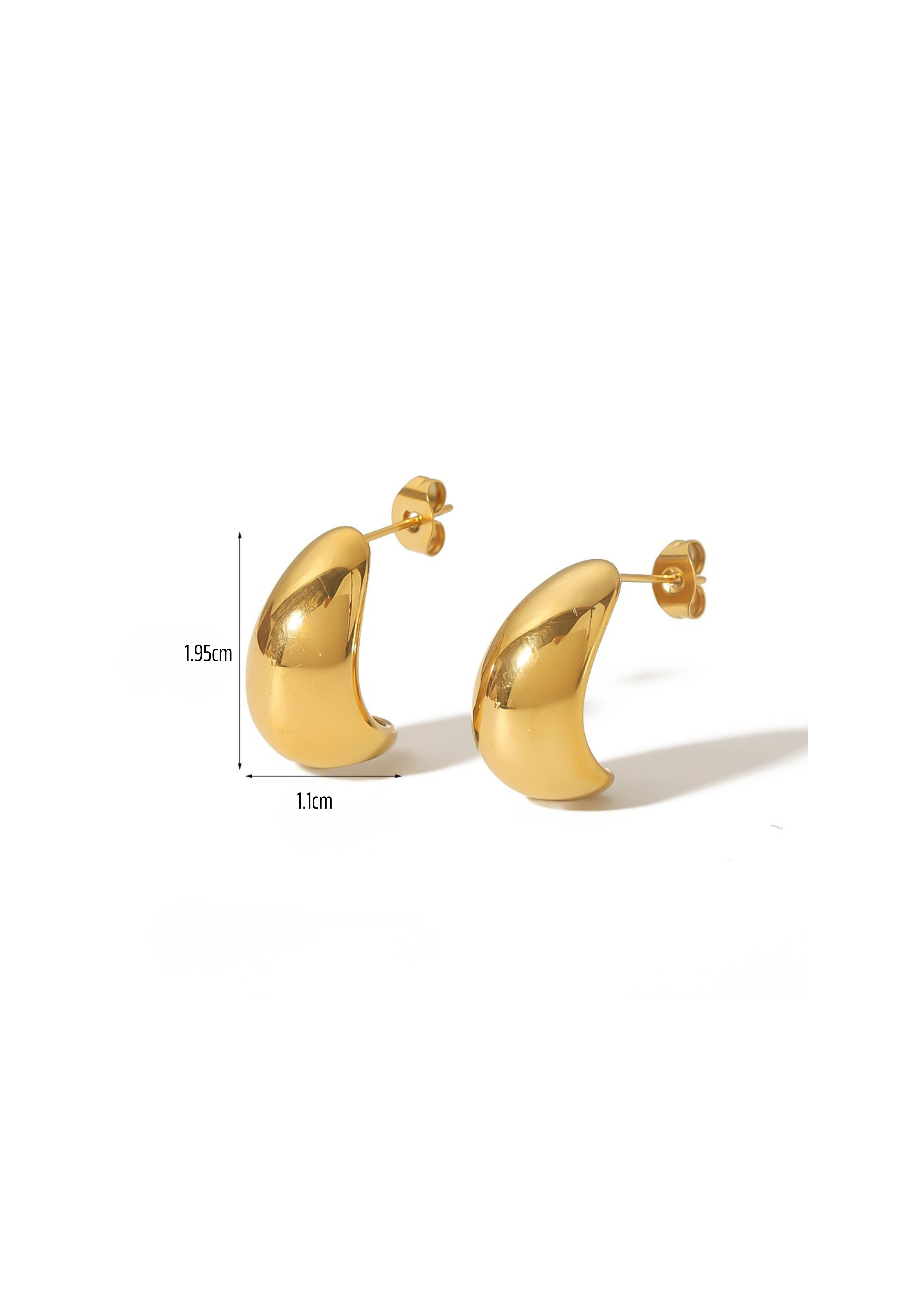 Arcadia Ohrstecker I Gold