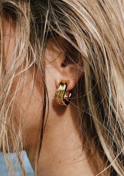 Wisp Ohrstecker I Gold