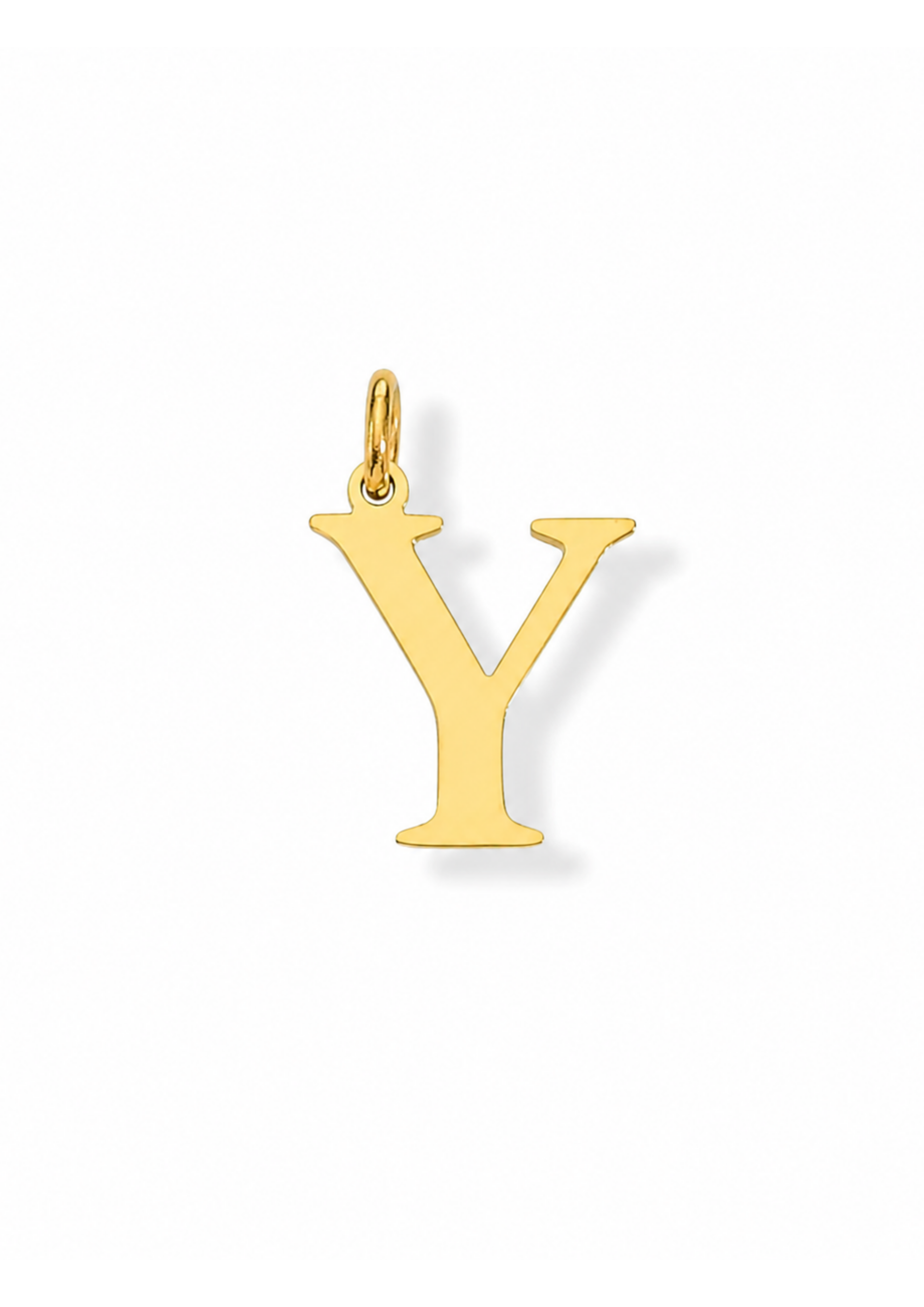Essential Letter Charm I Gold