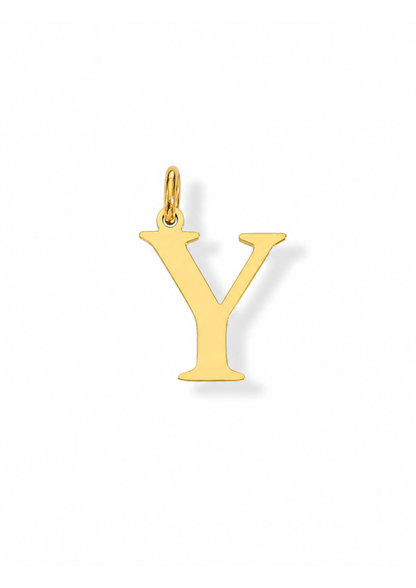 Essential Letter Charm I Gold