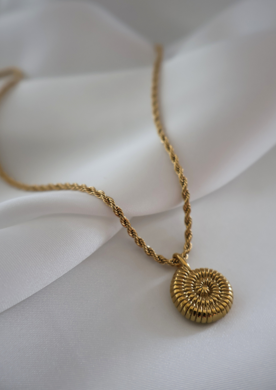 Ammoniten Halskette I GOLD