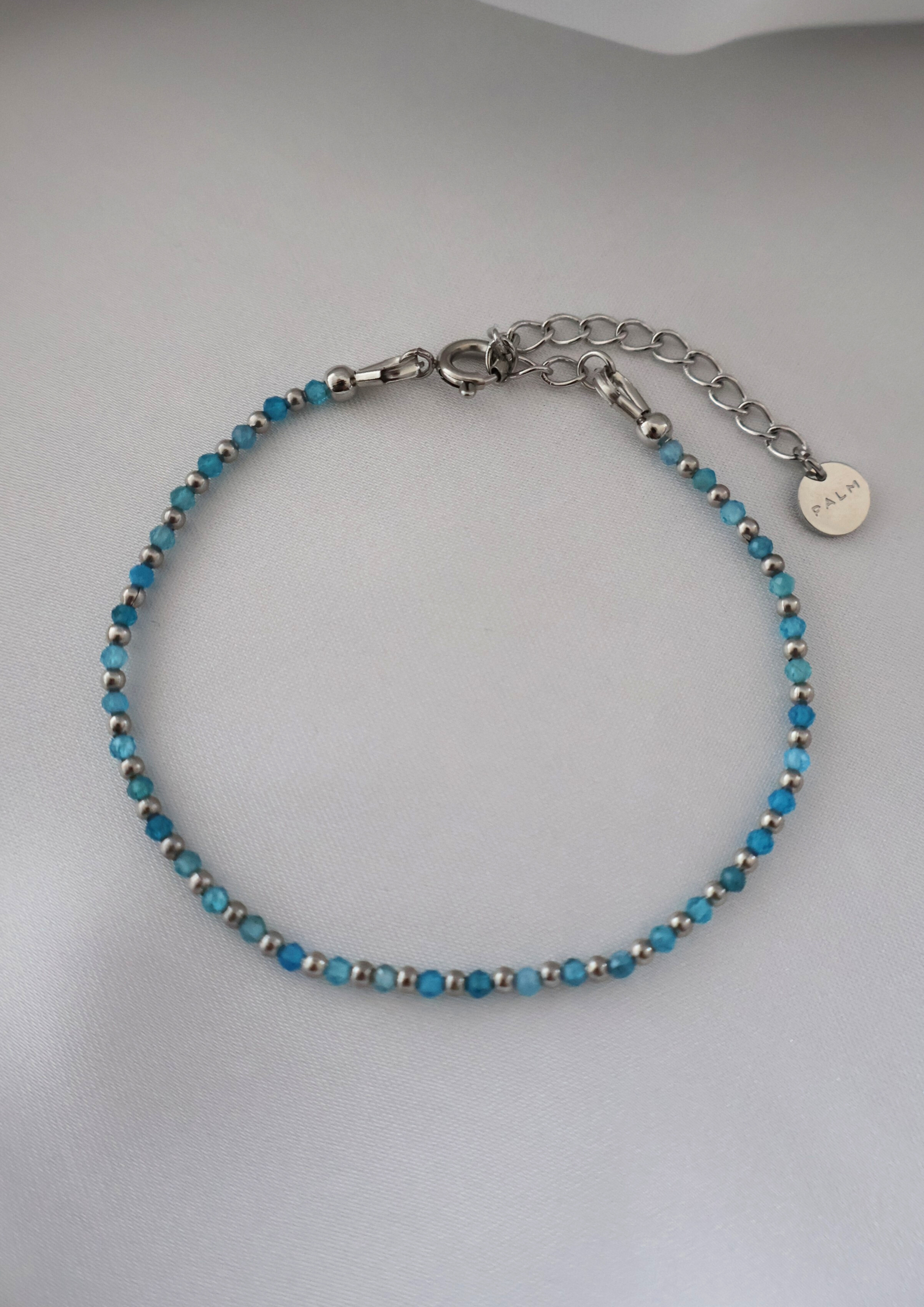 Aqua mini Armband I Silber