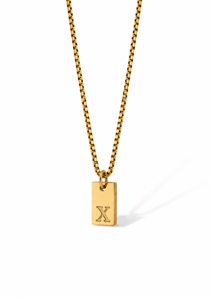 Alpha Halskette I Gold