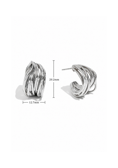 Breeze Ohrstecker I Silber
