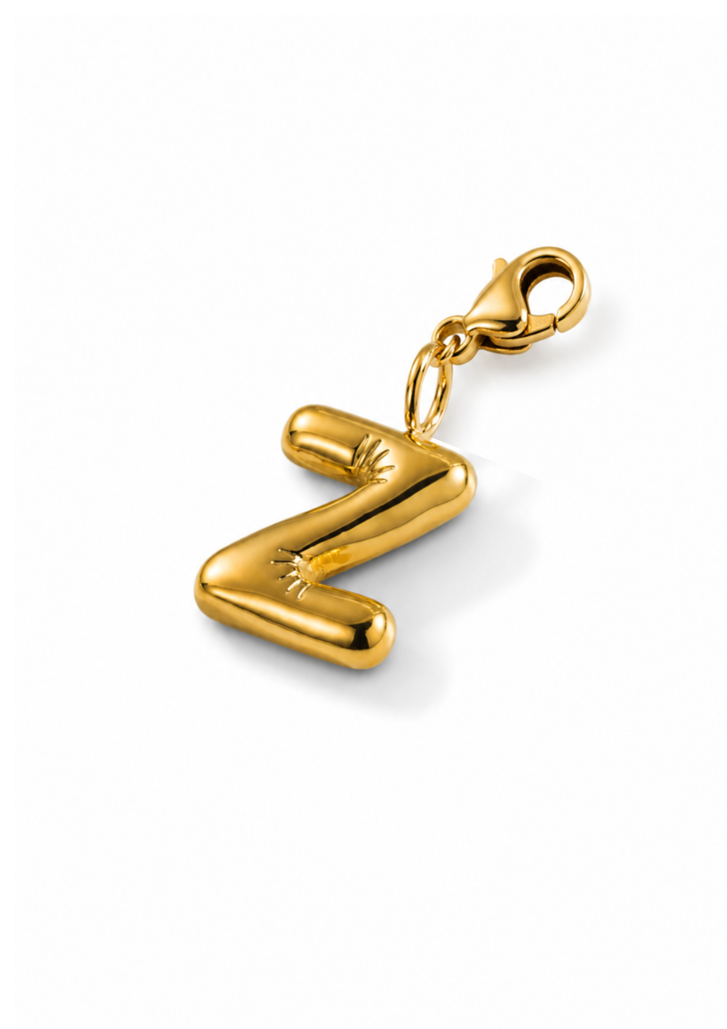 Letter Charm I Gold