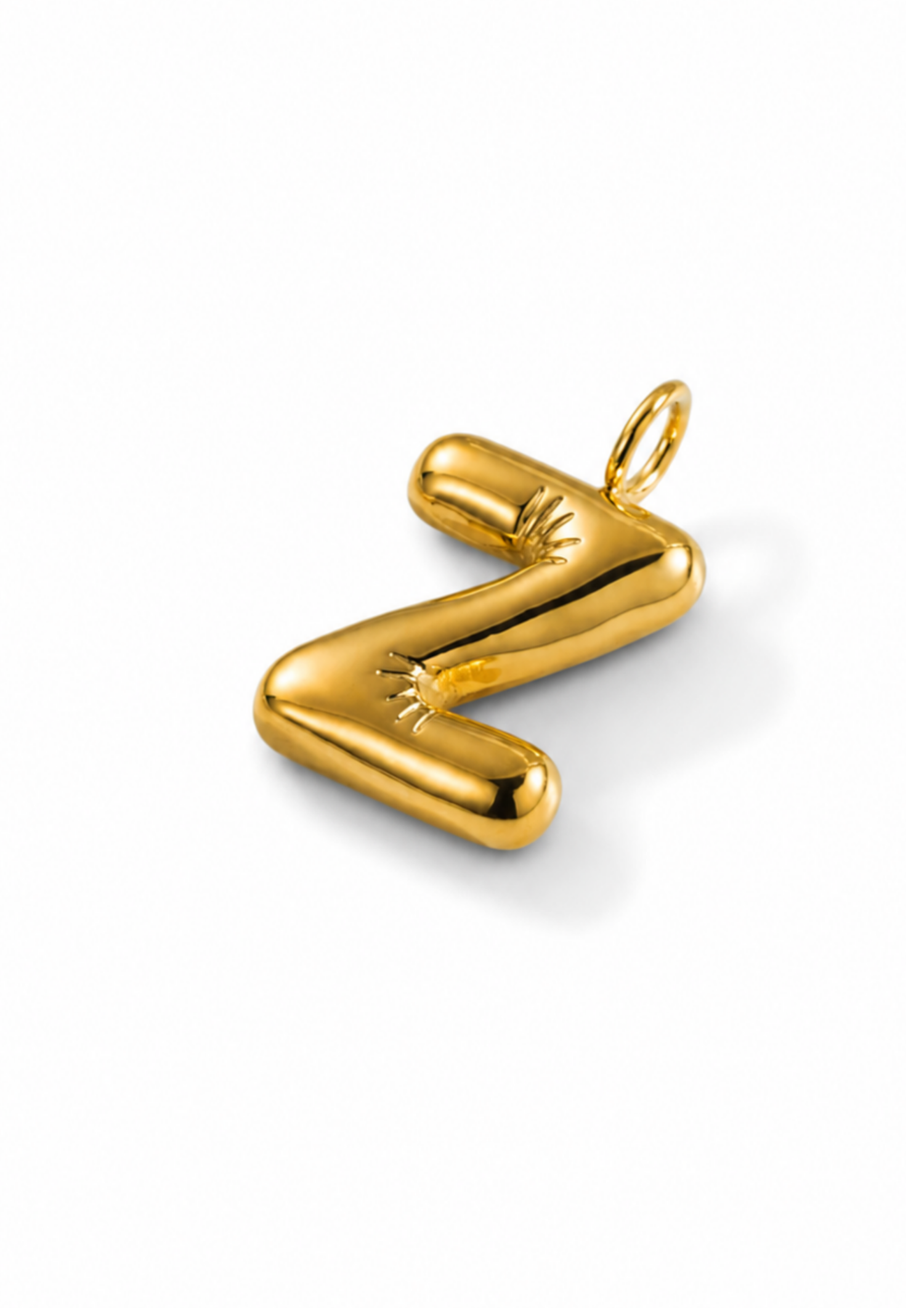 Letter Charm I Gold