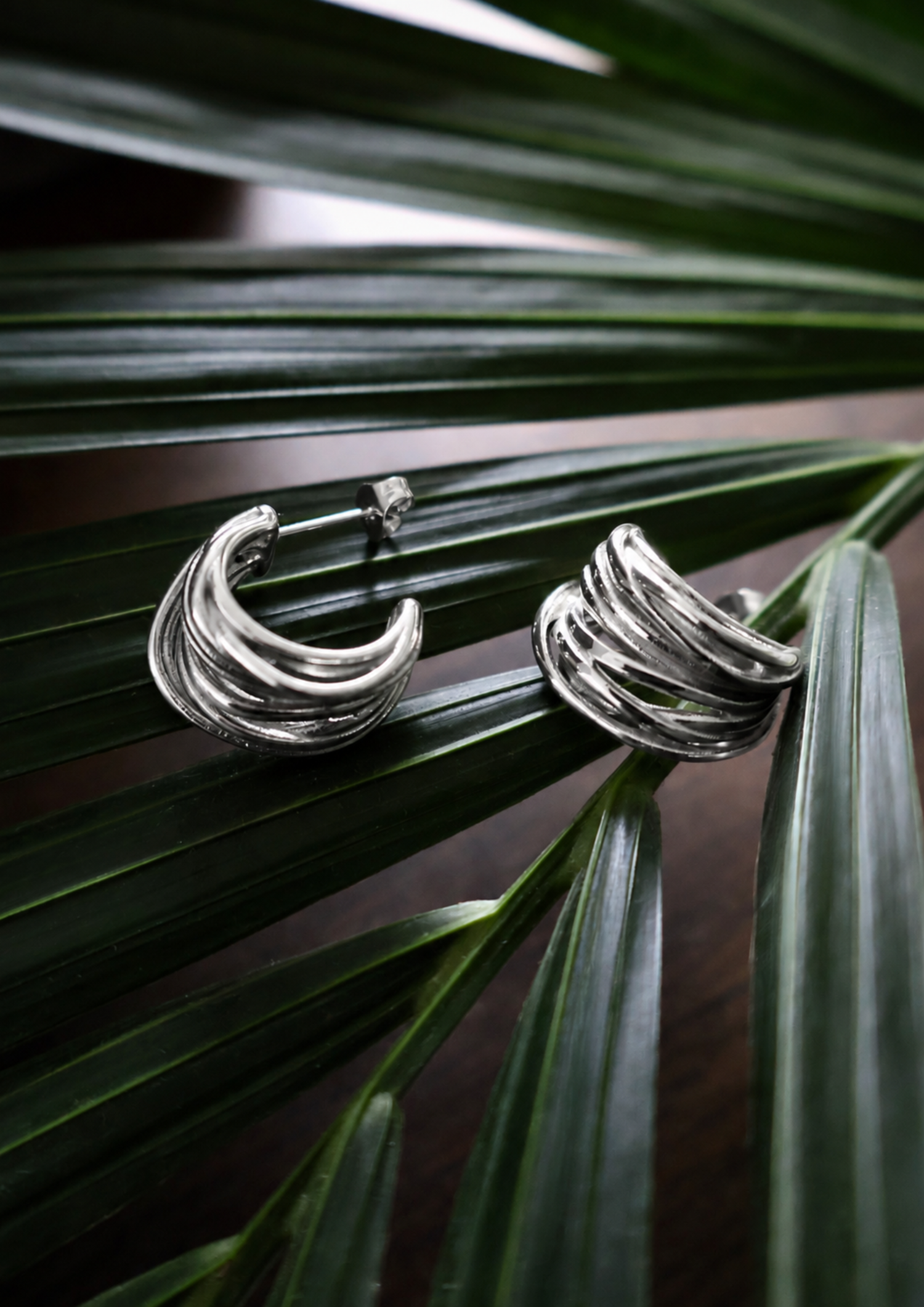 Breeze Ohrstecker I Silber